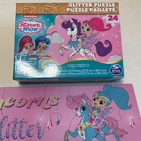 24-Piece Shimmer & Shine Glitter Puzzle by Nickelodeon & SpinMaster - Picture 7 of 11